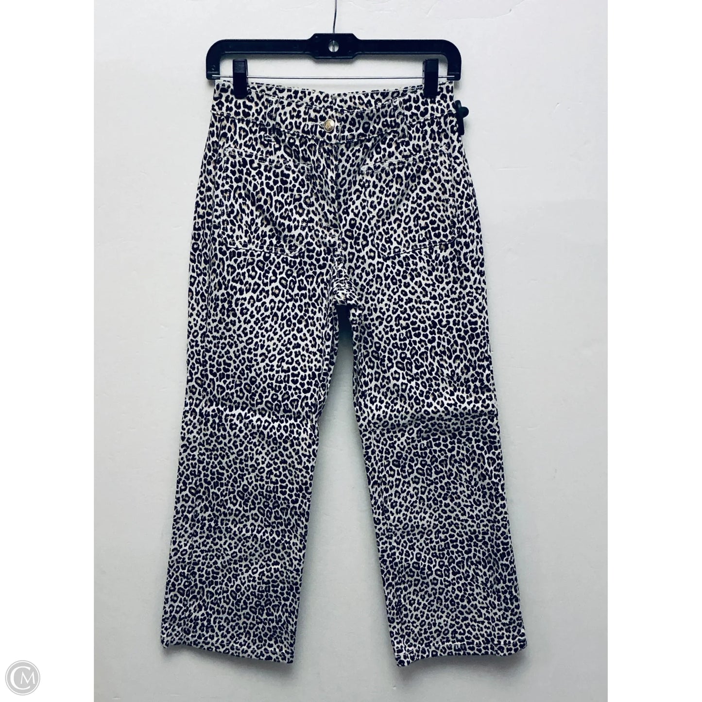 Jeans Straight By J. Crew In Animal Print, Size: 0