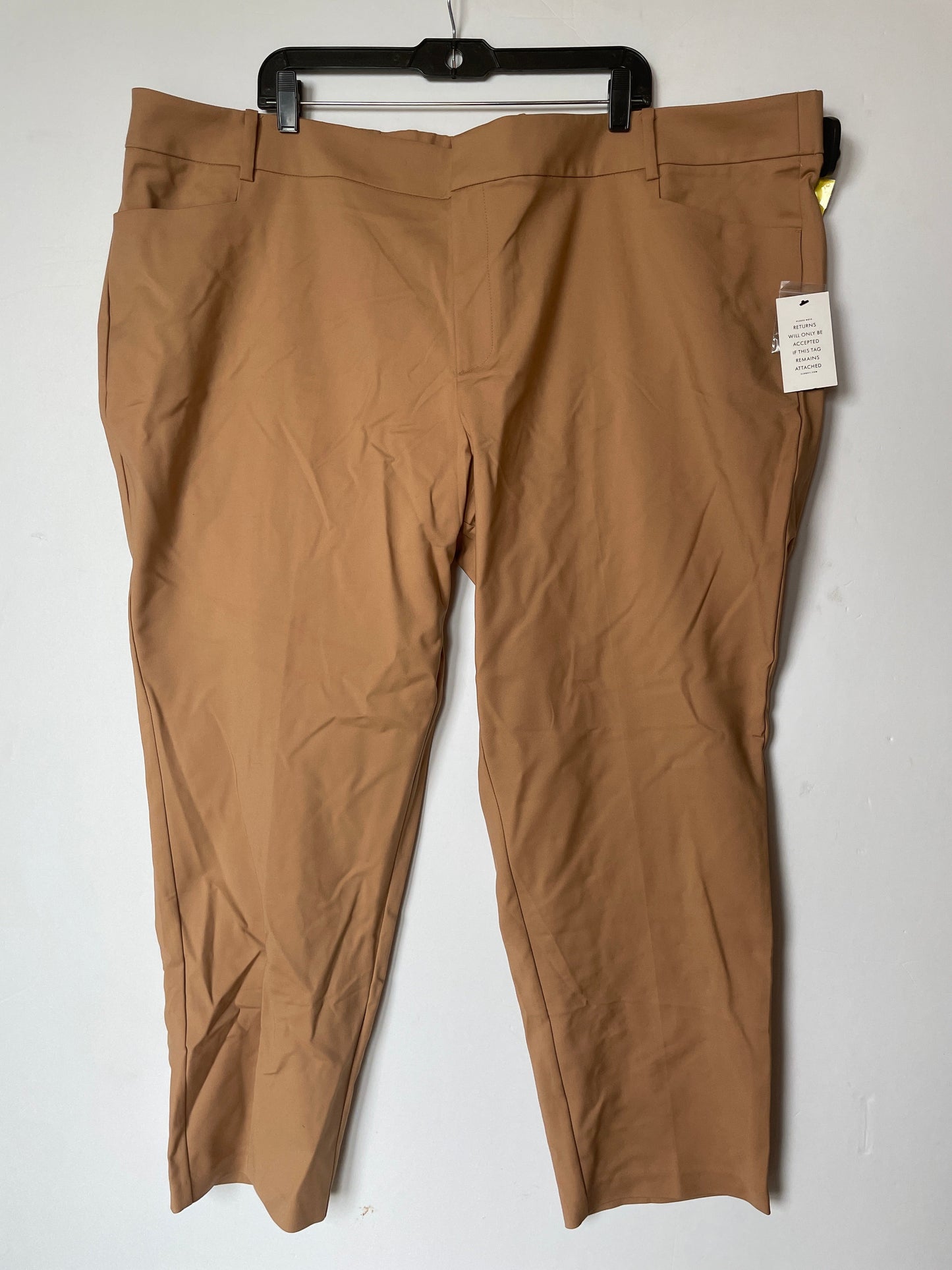 Tan Pants Cropped Eloquii, Size 26