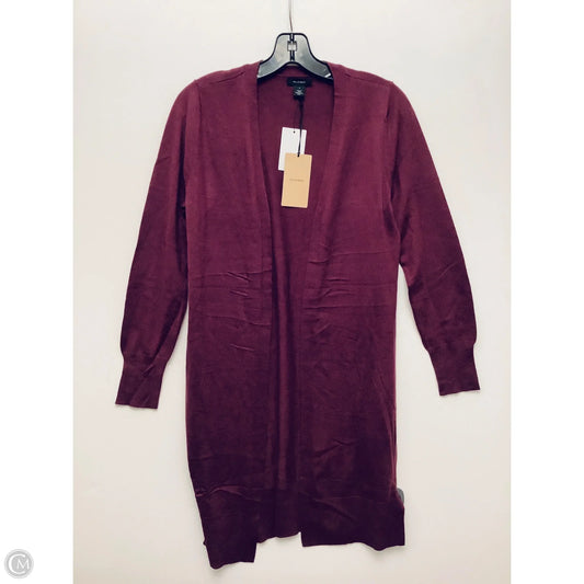 Sweater Cardigan By Halogen In Purple, Size: S