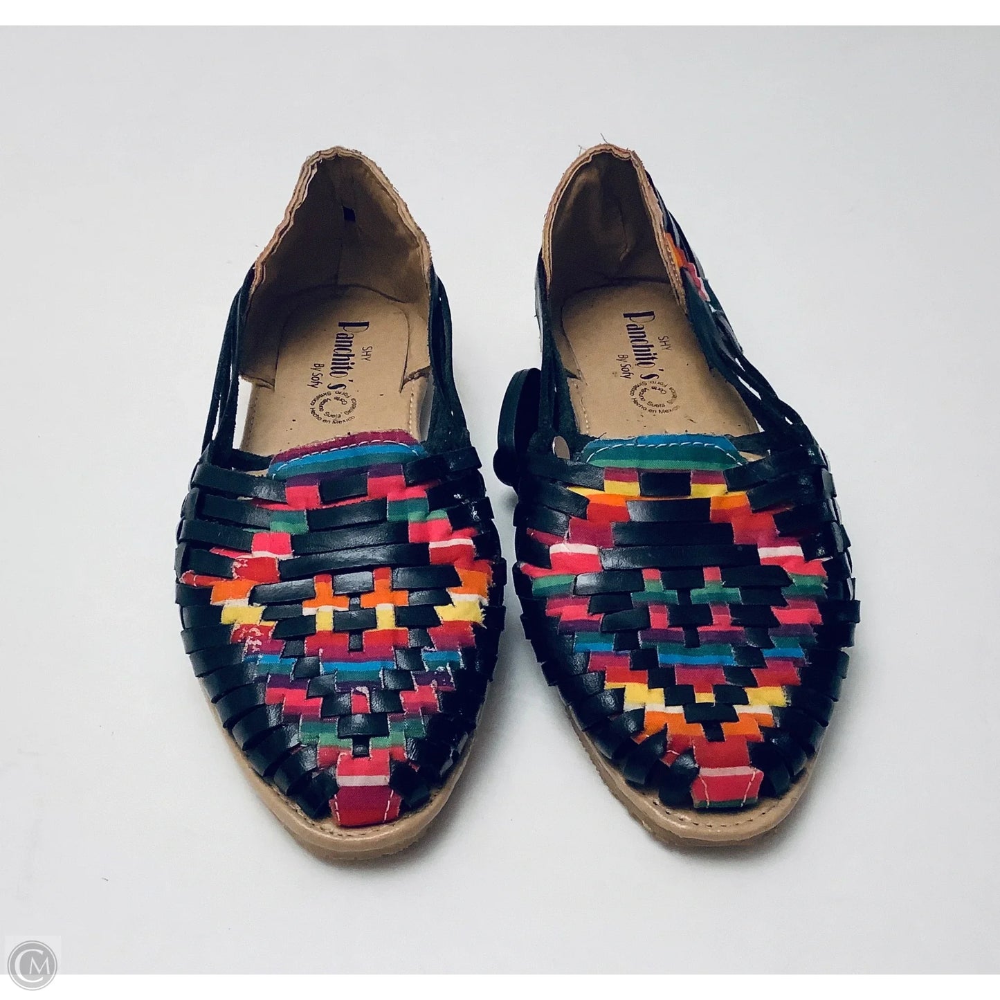 Shoes Flats By Clothes Mentor In Multi-colored, Size: 7.5