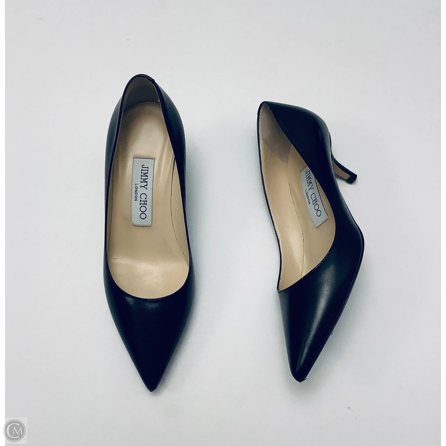 Shoes Luxury Designer By Jimmy Choo In Black, Size: 5