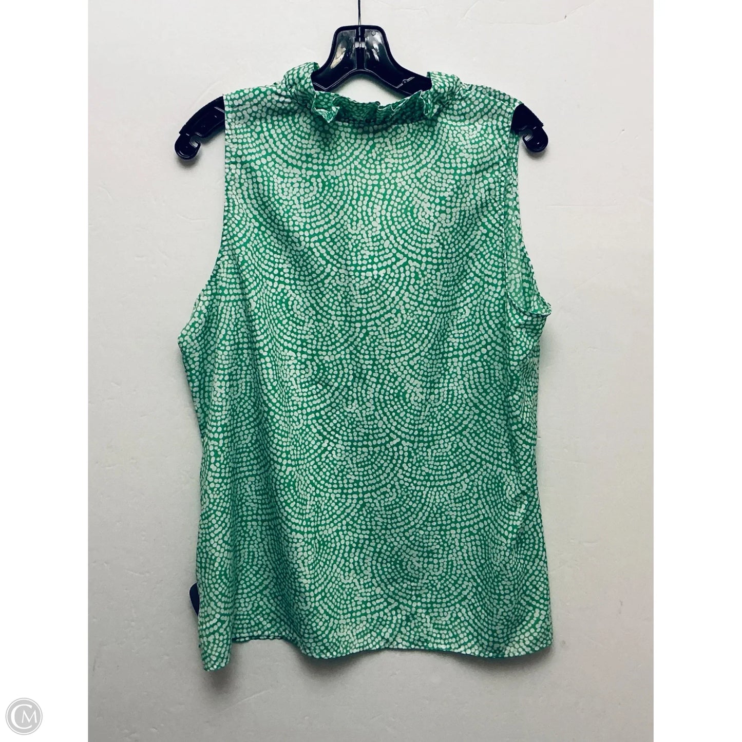Top Sleeveless By Crown And Ivy In Green, Size: 1x