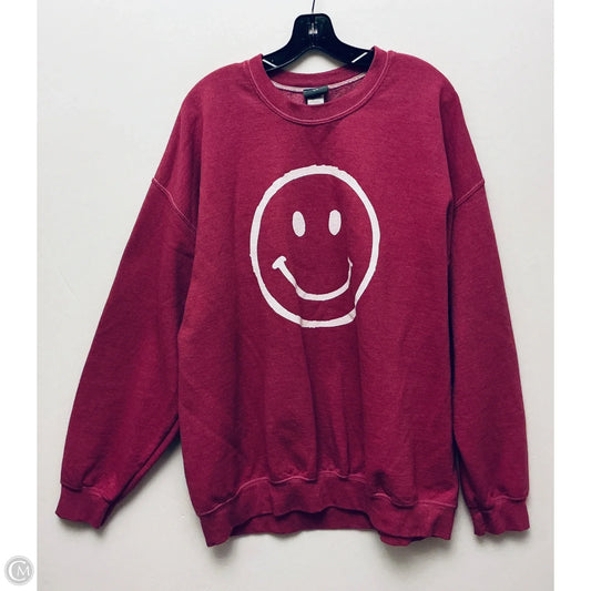 Sweatshirt Crewneck By Arula In Pink, Size: 2x