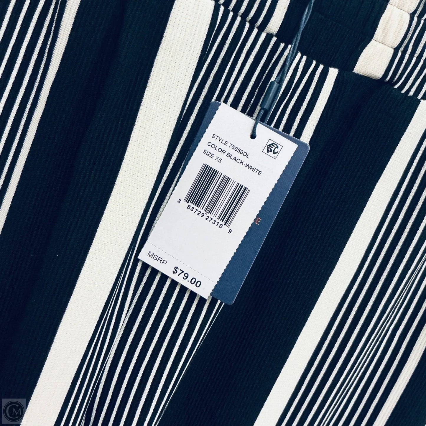 Pants Wide Leg By Skies Are Blue In Striped Pattern, Size: Xs