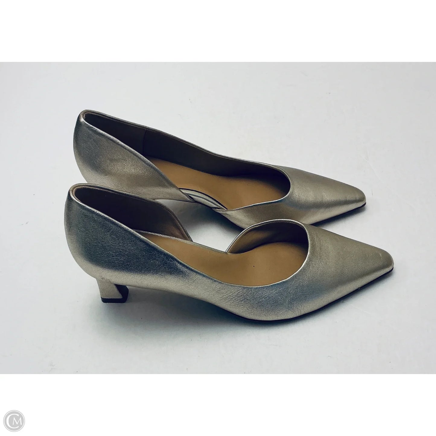 Shoes Heels Kitten By Naturalizer In Gold, Size: 9.5