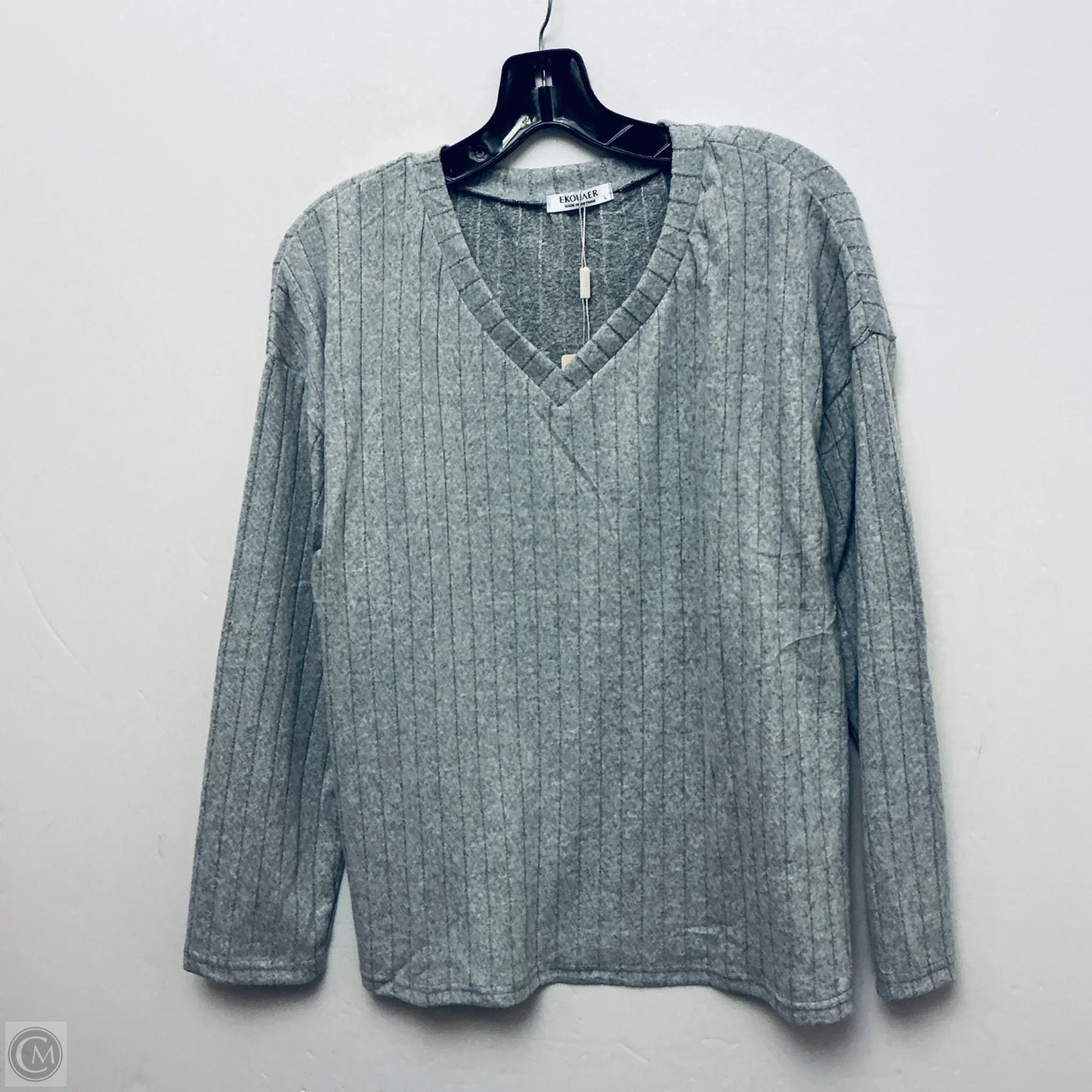 Lounge Set Pants By Ekouaer In Grey, Size: L