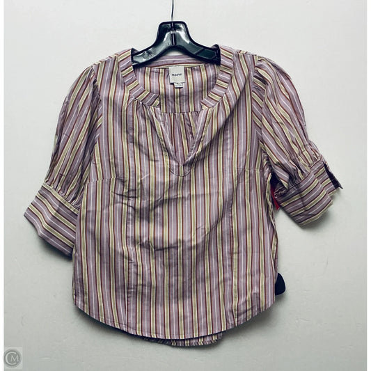Top Short Sleeve By Maeve In Purple, Size: S