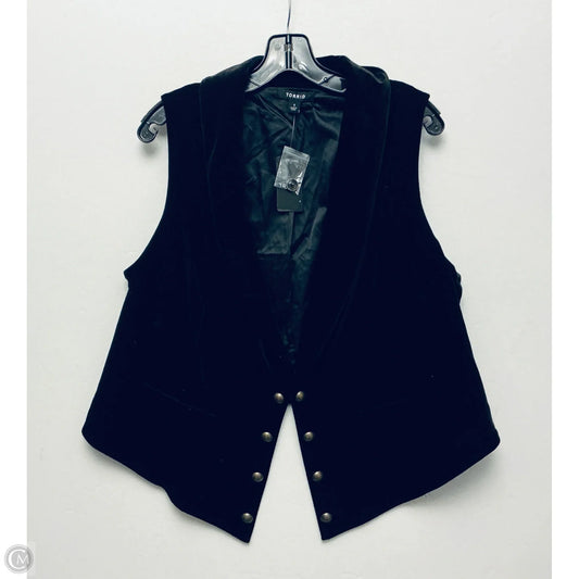 Vest Other By Torrid In Black, Size: 1x