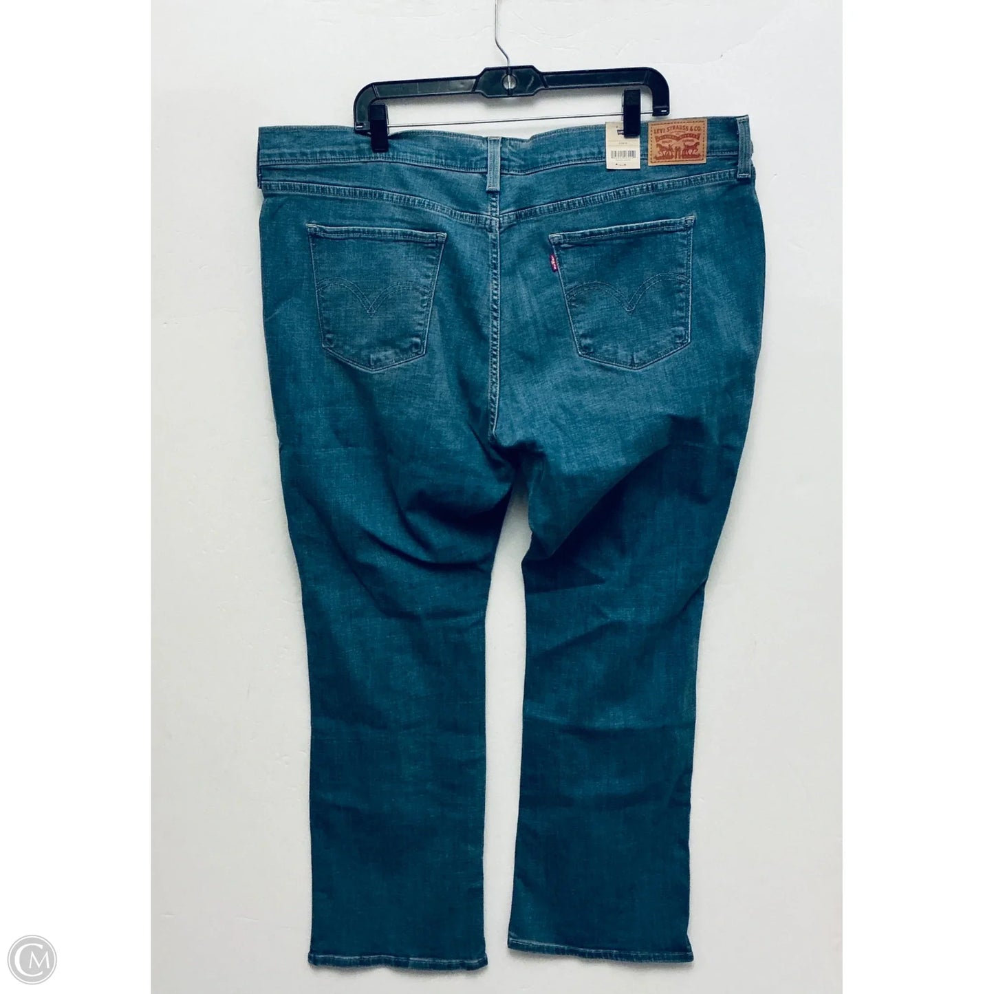 Jeans Boot Cut By Levis In Blue Denim, Size: 24