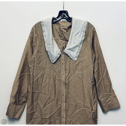 Dress Casual Short By English Factory In Tan, Size: S