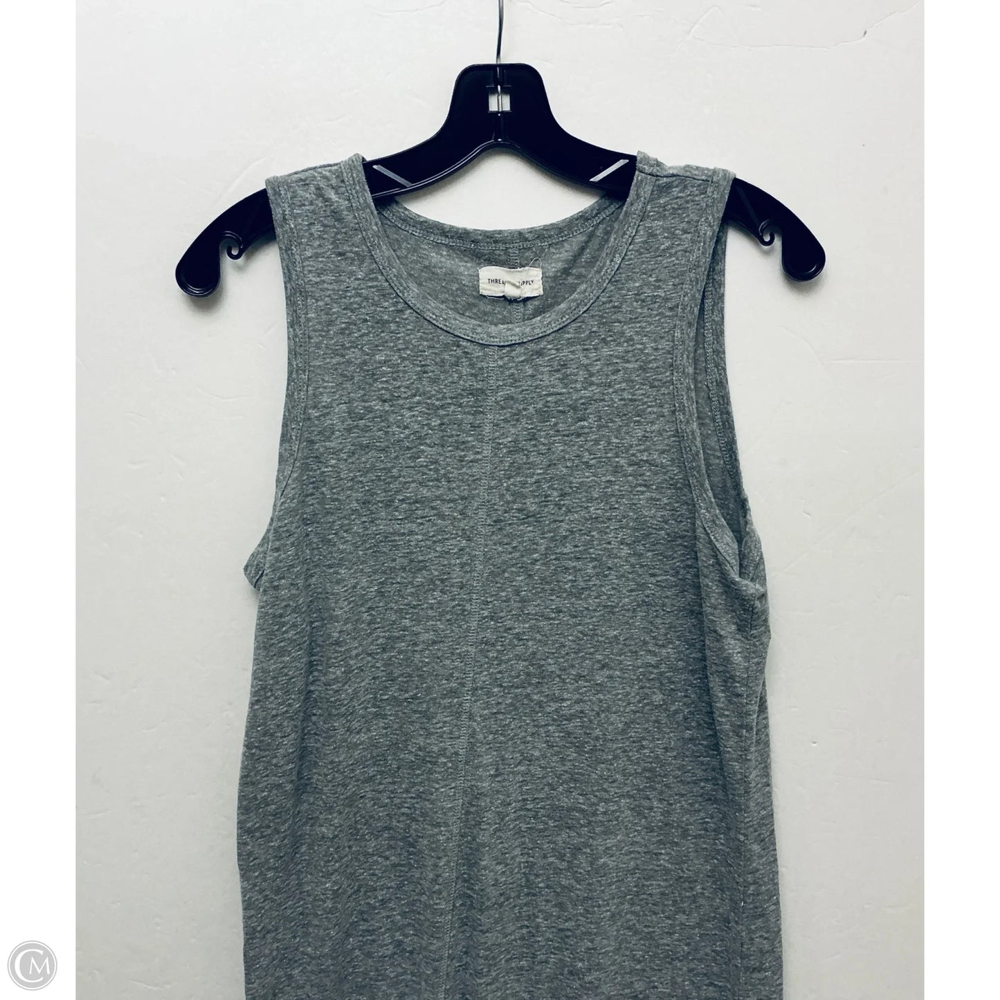 Dress Casual Midi By Thread And Supply In Grey, Size: M