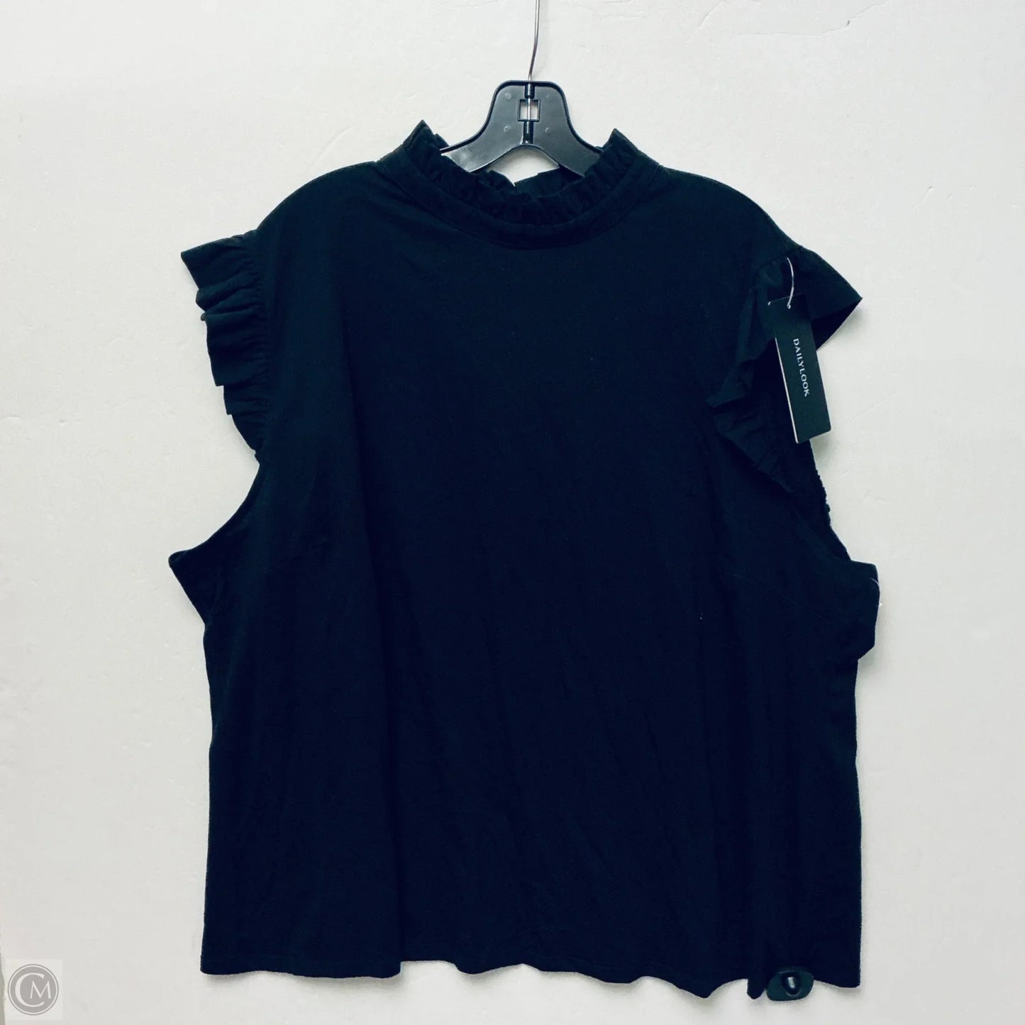 Top Sleeveless By Sugar Lips In Black, Size: 3x