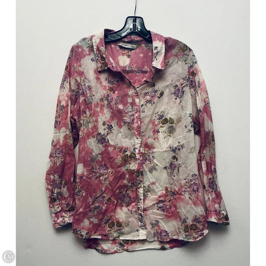 Top Long Sleeve By Cme In Multi, Size: xl