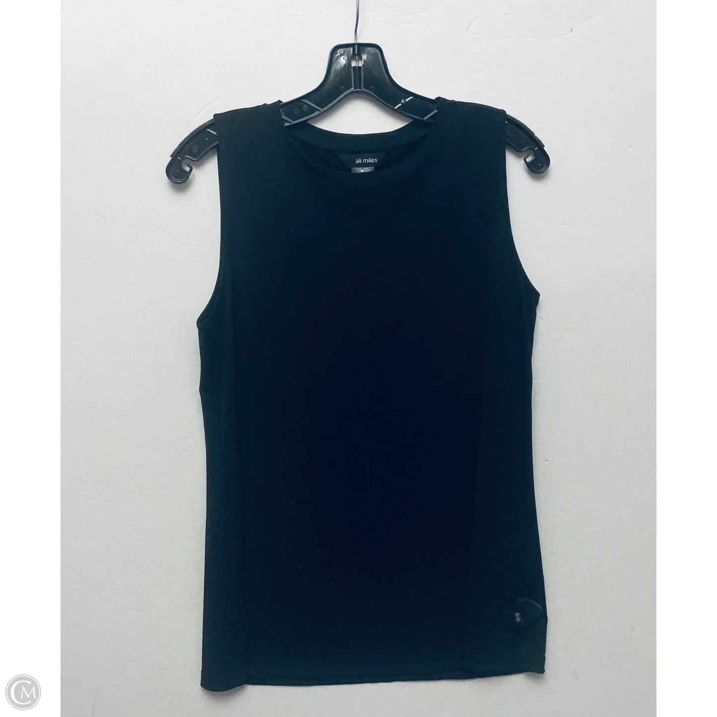Top Sleeveless Basic By Ali Miles In Black, Size: M