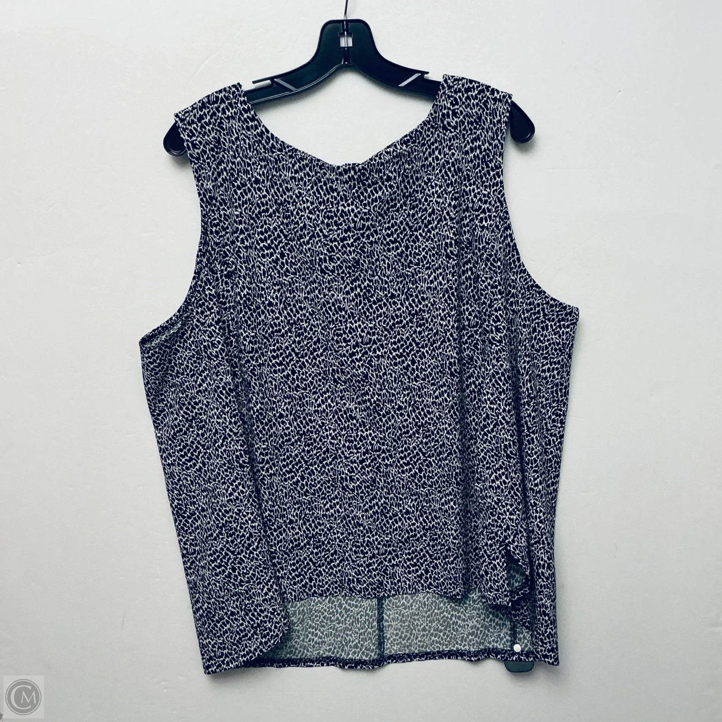 Top Sleeveless By Talbots In Black, Size: 3x