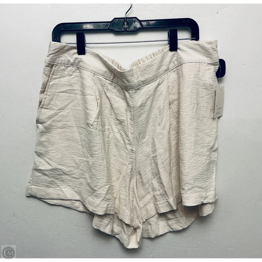 Shorts By A New Day In Cream, Size: 18