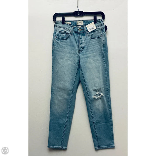 Jeans Straight By Universal Thread In Blue Denim, Size: 4
