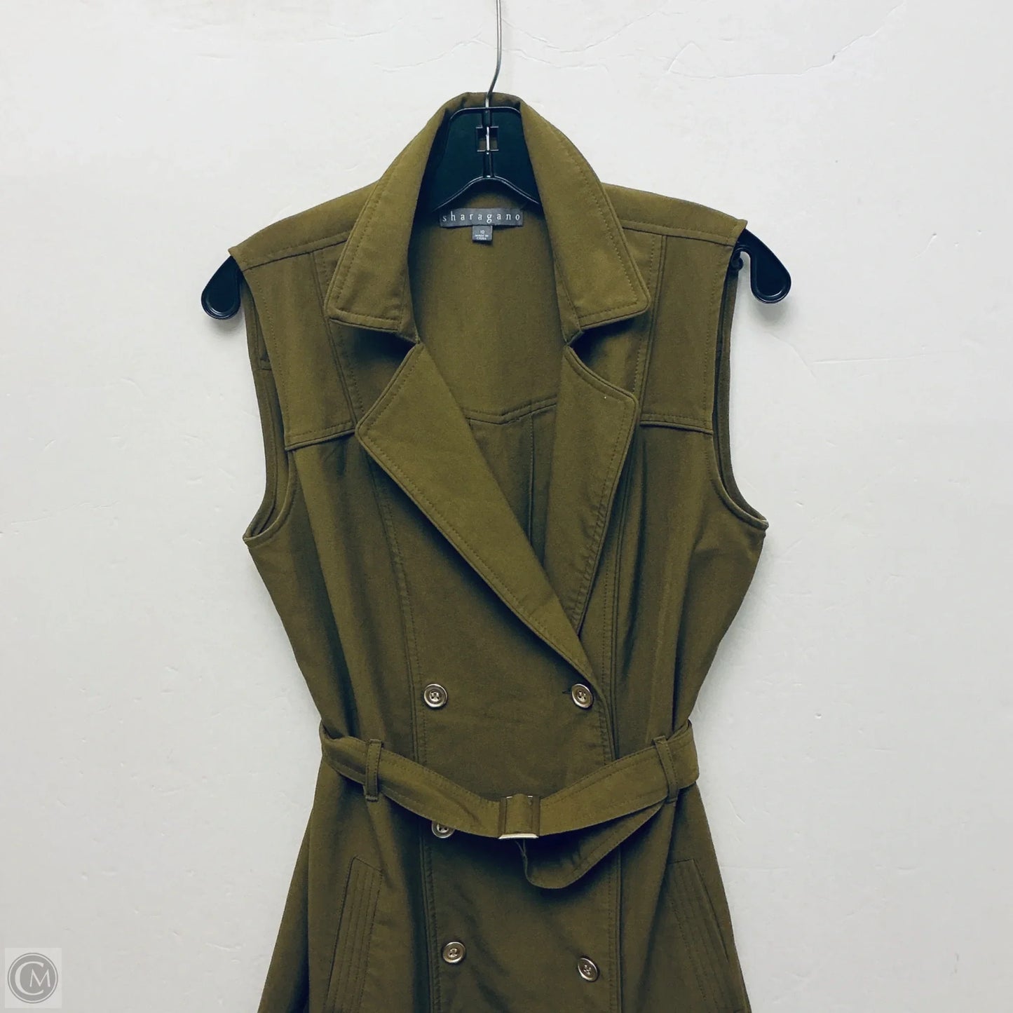 Dress Work By Sharagano In Green, Size: 10