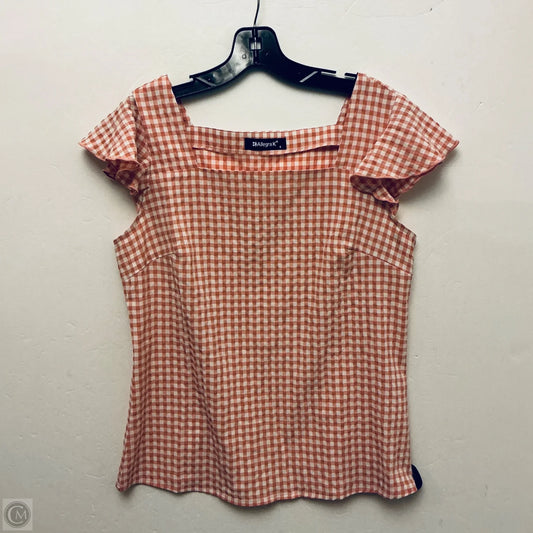 Top Short Sleeve By Allegra K In Pink, Size: S