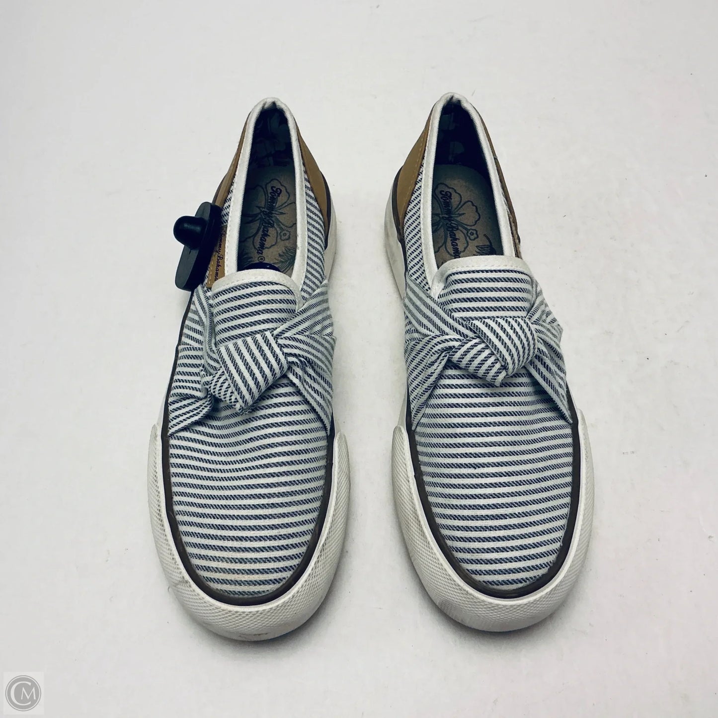 Shoes Flats By Tommy Bahama In Striped Pattern, Size: 8.5