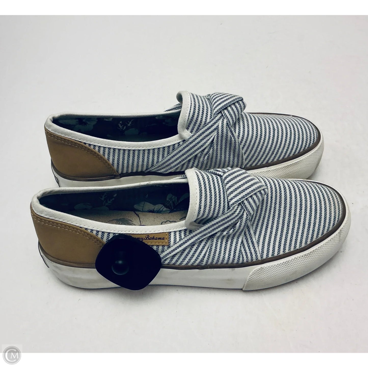Shoes Flats By Tommy Bahama In Striped Pattern, Size: 8.5