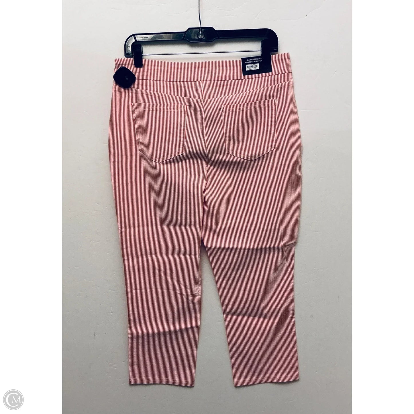 Capris By Mario Serrani In Striped Pattern, Size: L