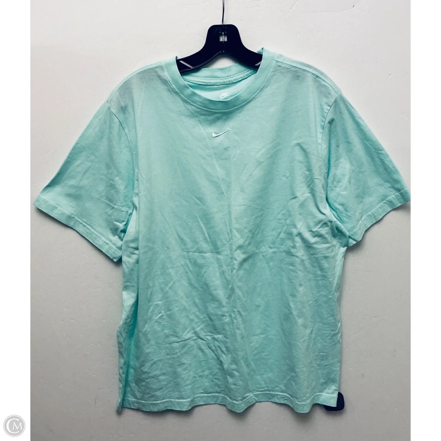 Top Short Sleeve By Nike Apparel In Green, Size: L