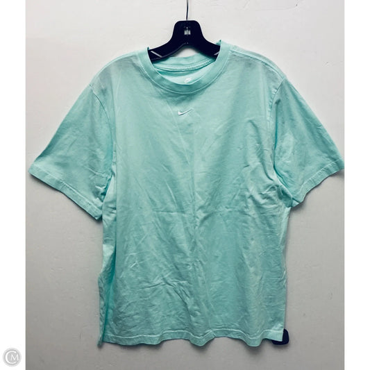 Top Short Sleeve By Nike Apparel In Green, Size: L