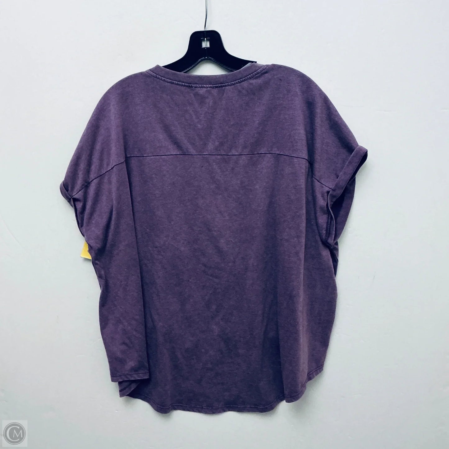 Top Short Sleeve By Bibi In Purple, Size: S
