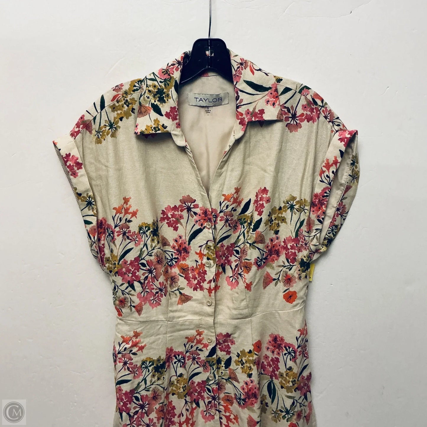 Dress Casual Short By Taylor In Floral Print, Size: M