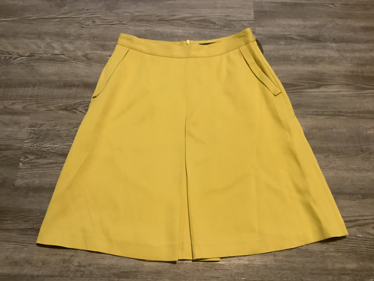 Yellow Skirt Mini & Short Massimo Dutti, Size 6