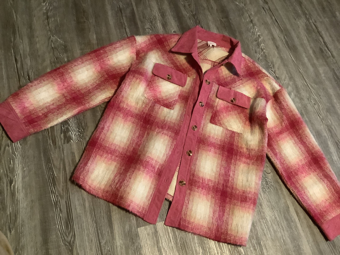 Pink Jacket Fleece Entro, Size L