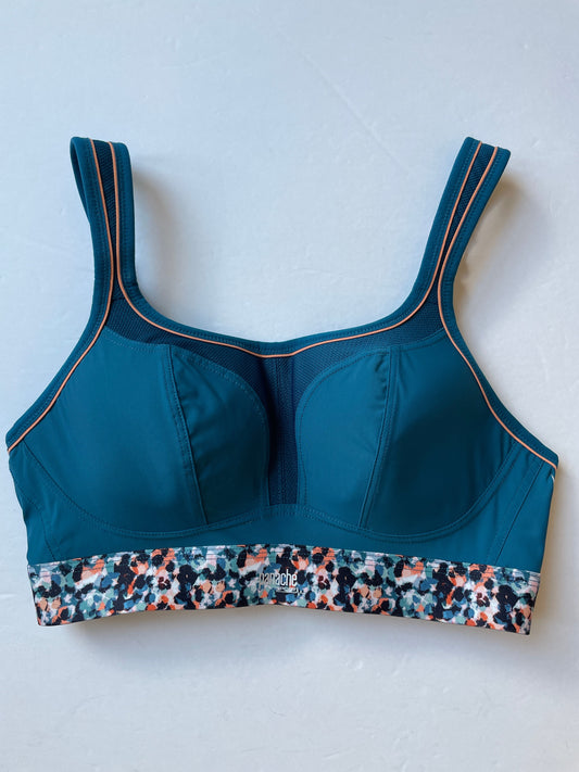 Athletic Bra By Clothes Mentor In Blue, Size: 34