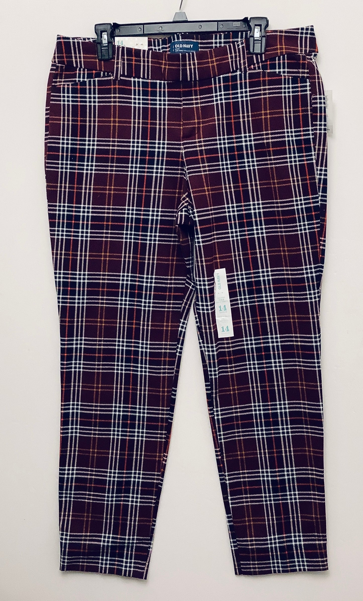 Pants Other By Old Navy In Plaid Pattern, Size: 14