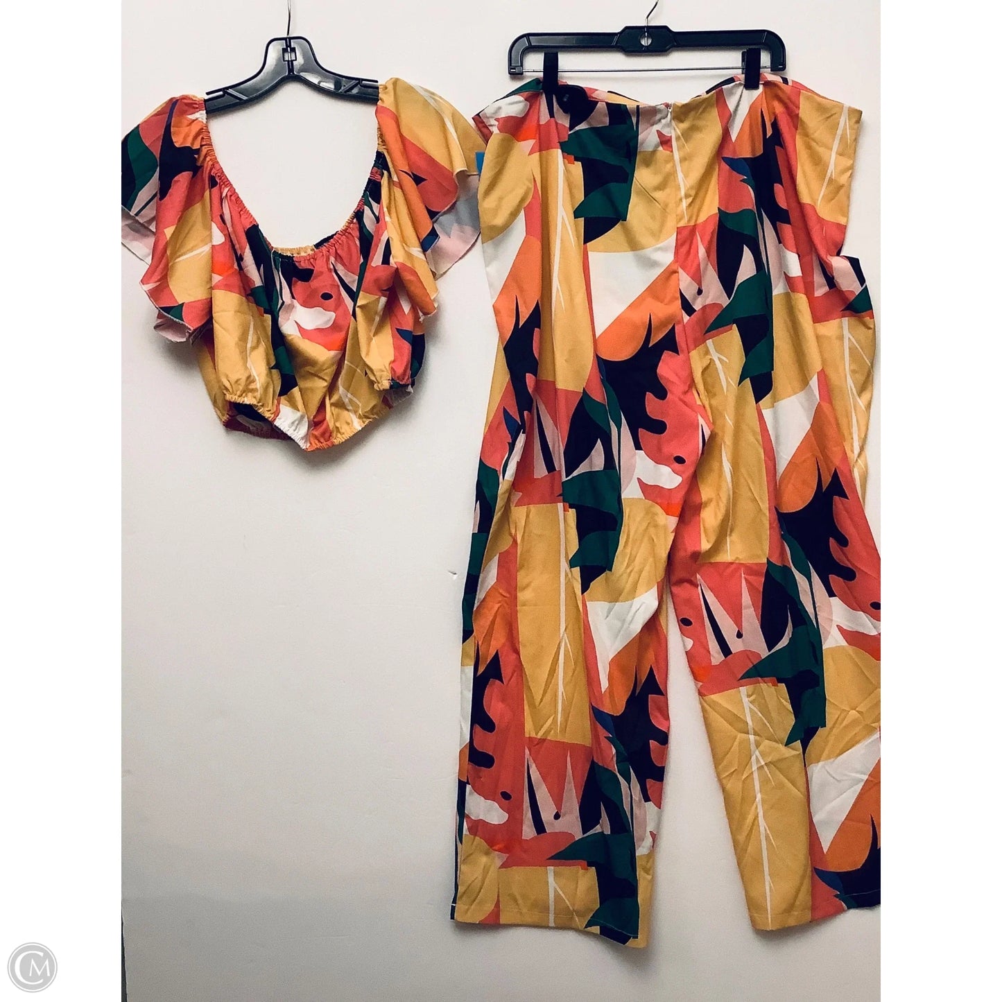 Pants Set 2pc By Shein In Multi-colored, Size: 4x