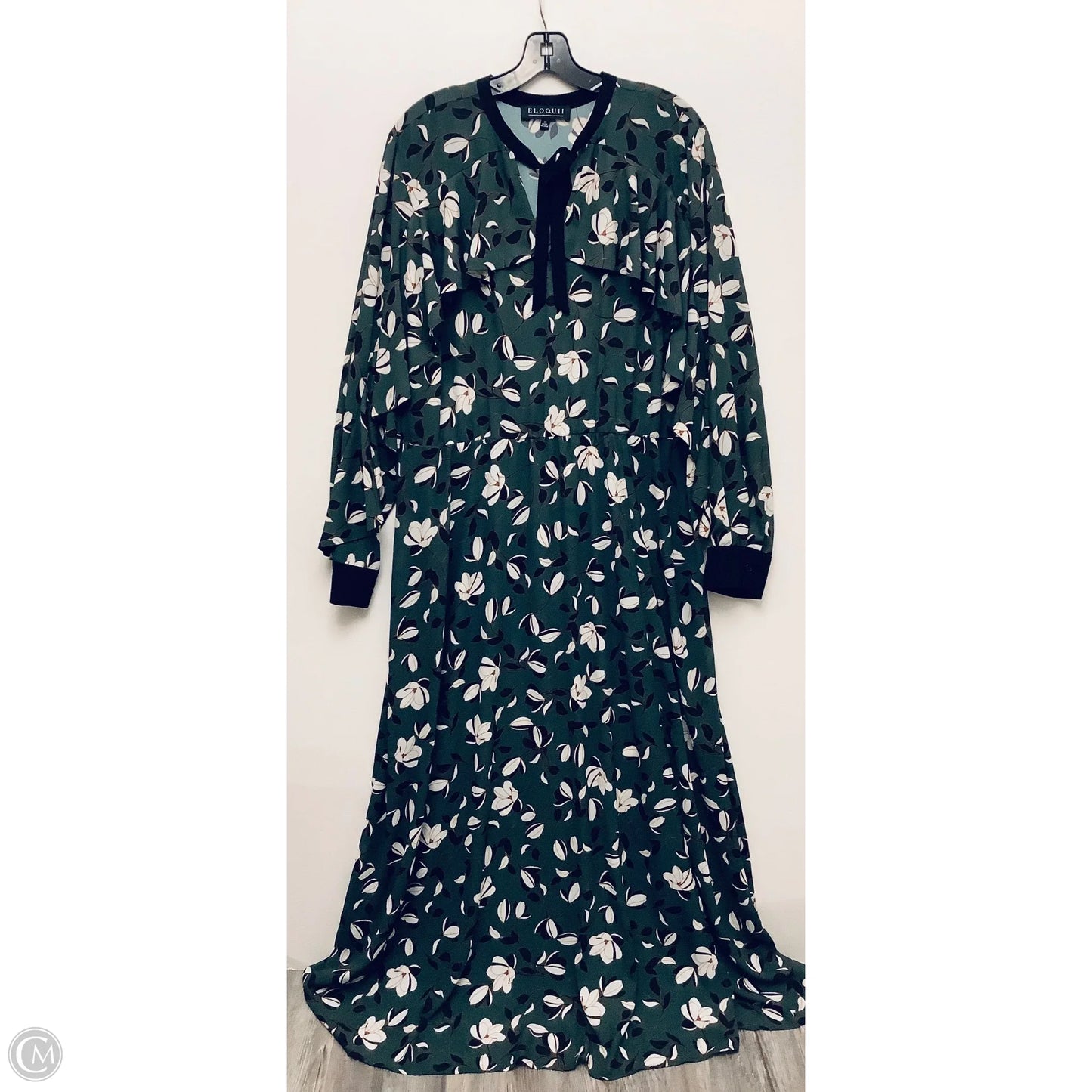 Dress Casual Maxi By Eloquii In Green, Size: 1x