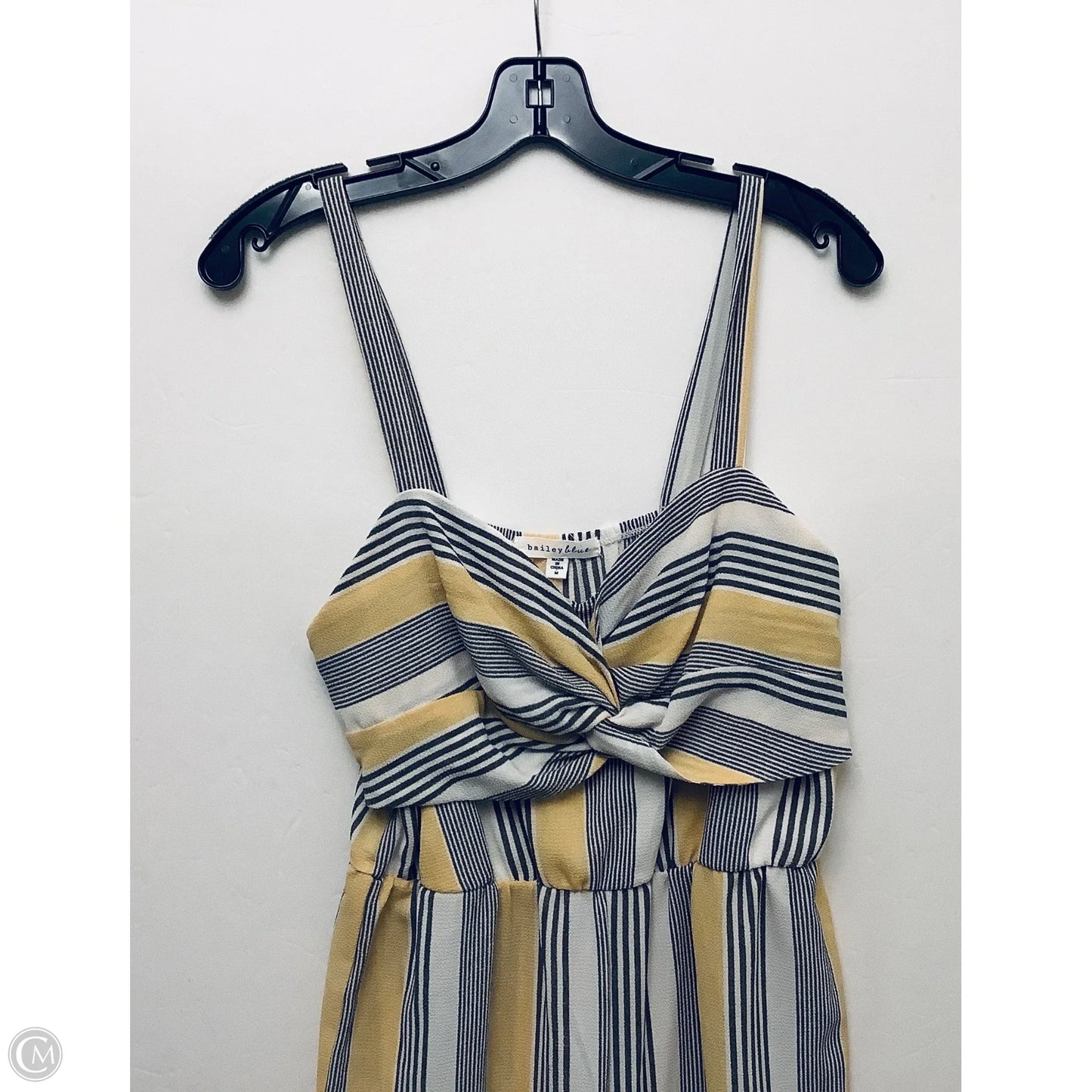 Jumpsuit By Bailey Blue In Striped Pattern, Size: M