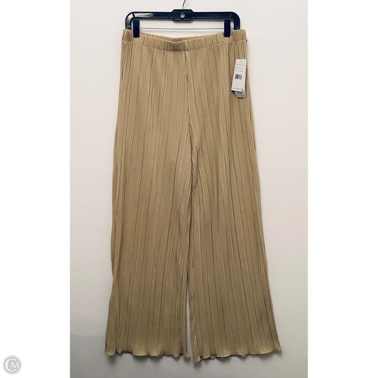 Pants Wide Leg By Rafaella In Tan, Size: L