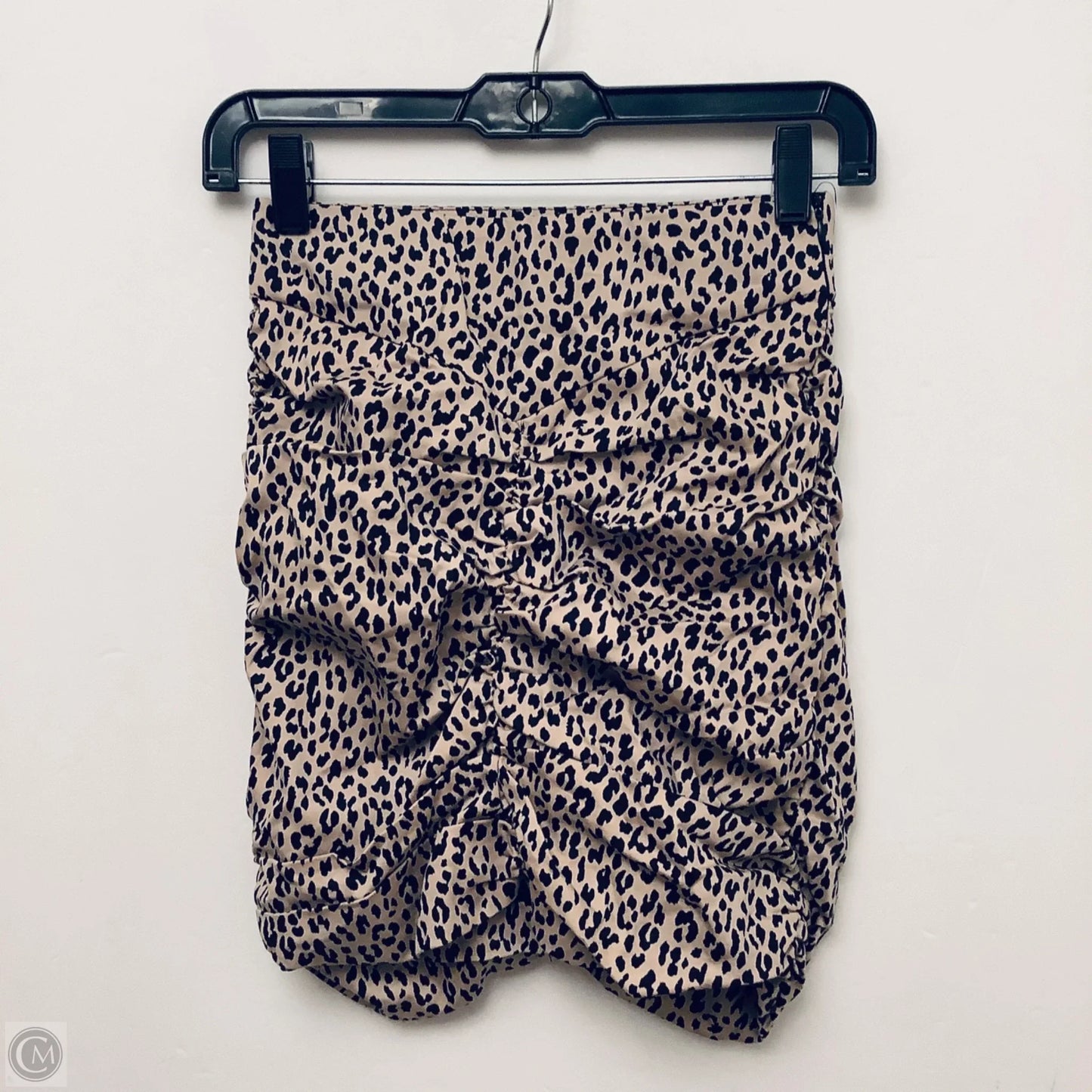 Skirt Mini & Short By Zara In Animal Print, Size: Xs