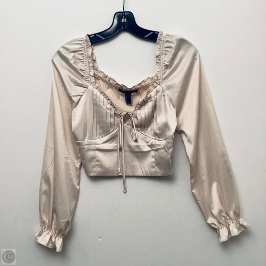 Top Long Sleeve By Forever 21 In Pink, Size: S