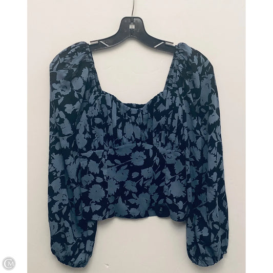 Top Long Sleeve By Abercrombie And Fitch In Black, Size: S