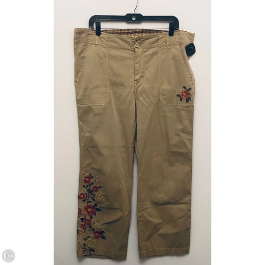 Pants Chinos & Khakis By Sundance In Tan, Size: 16