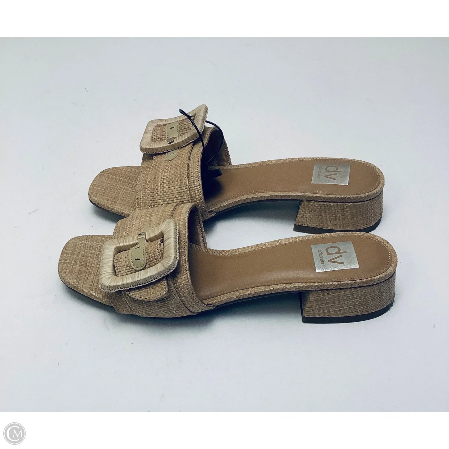 Sandals Heels Block By Dolce Vita In Tan, Size: 9