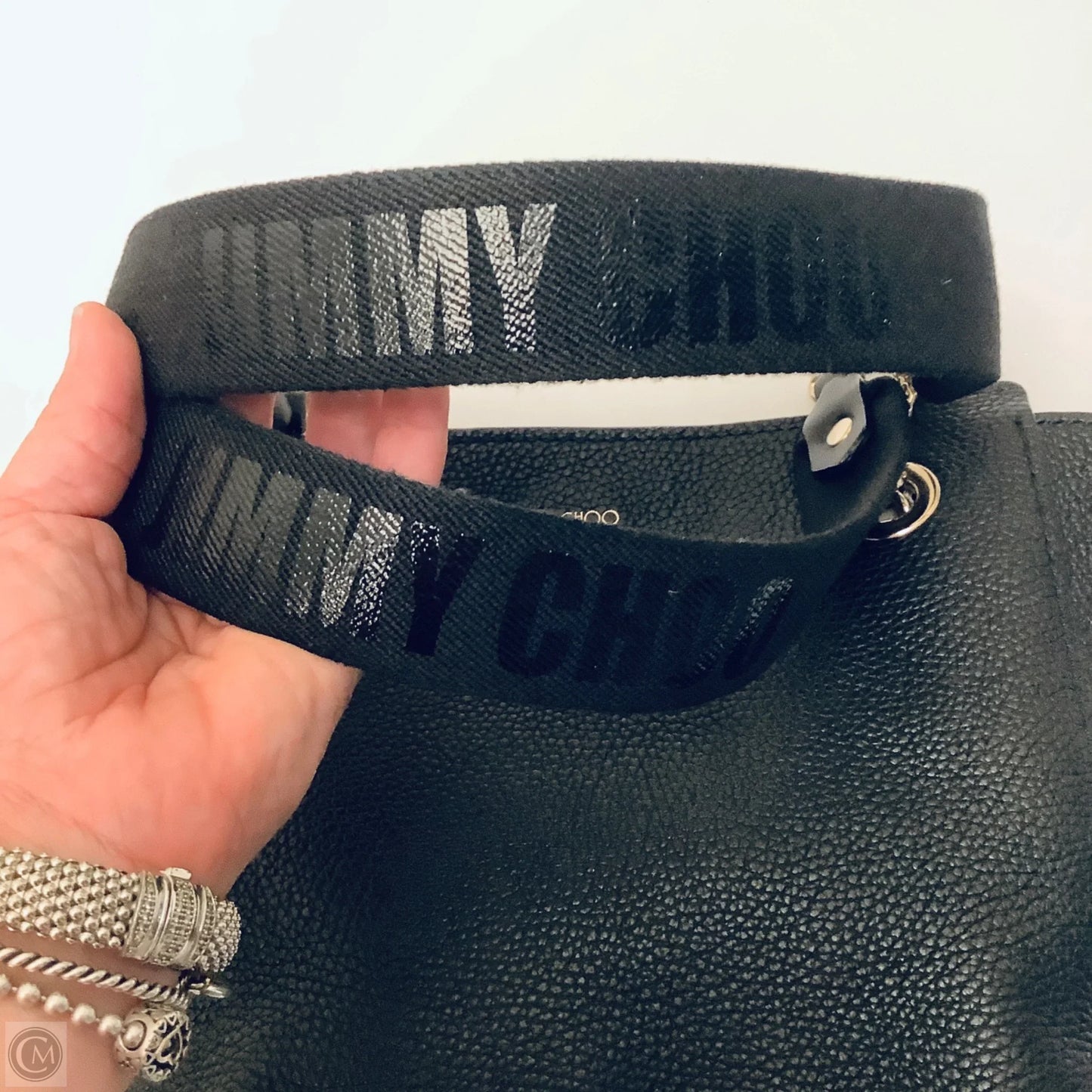 Handbag Luxury Designer By Jimmy Choo, Size: Medium