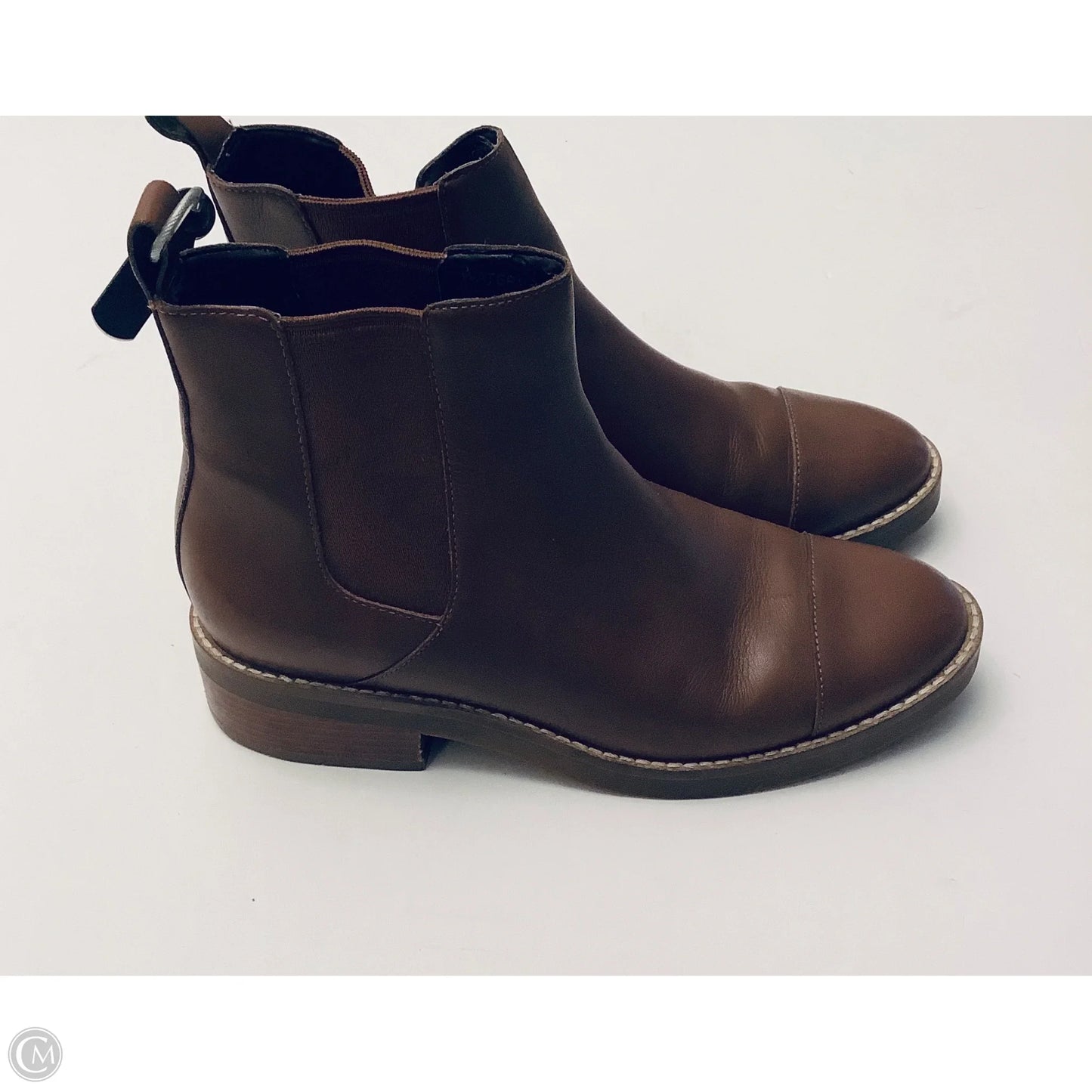 Boots Ankle Flats By Cole-haan In Brown, Size: 5.5