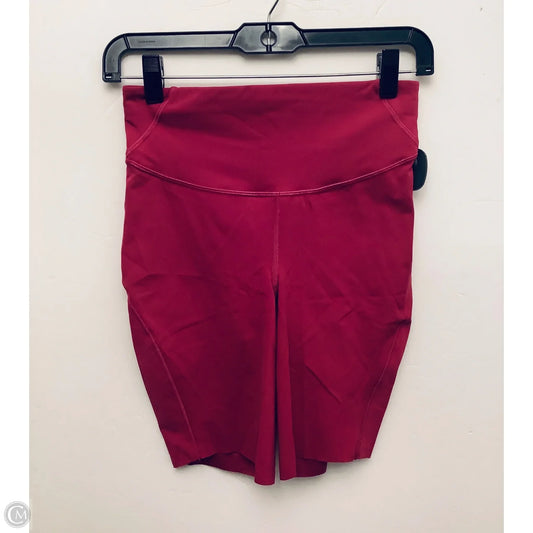 Athletic Shorts By Lululemon In Pink, Size: 6