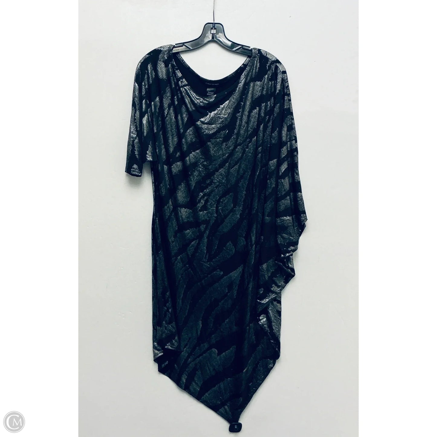 Dress Party Short By Ashley Stewart In Black & Silver, Size: Xxl