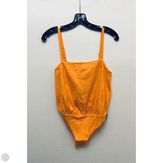 Bodysuit By Free People In Yellow, Size: Xs