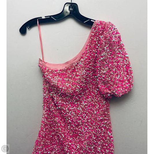 Dress Party Short By Clothes Mentor In Pink, Size: M