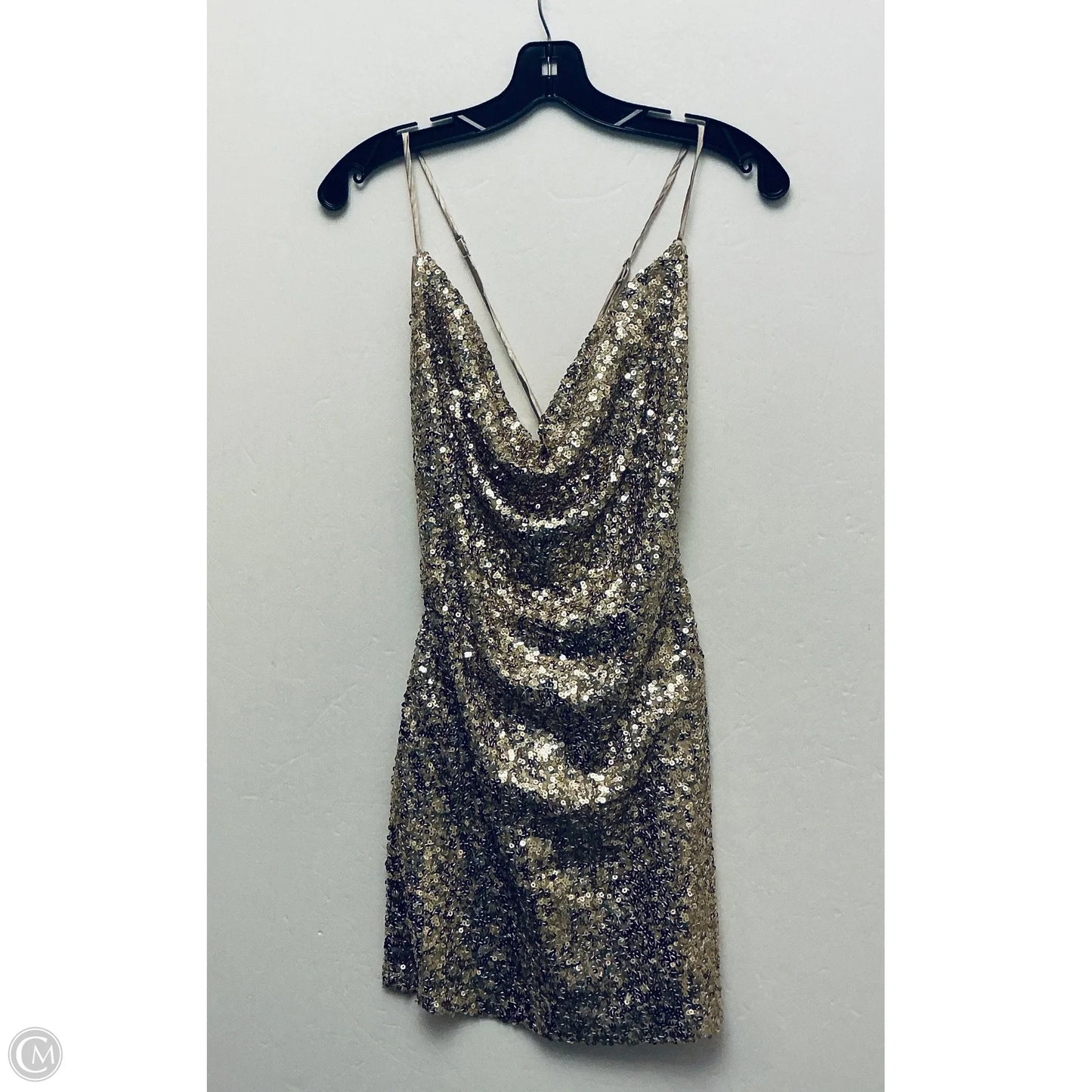 Dress Party Short By Lulus In Gold, Size: Xs